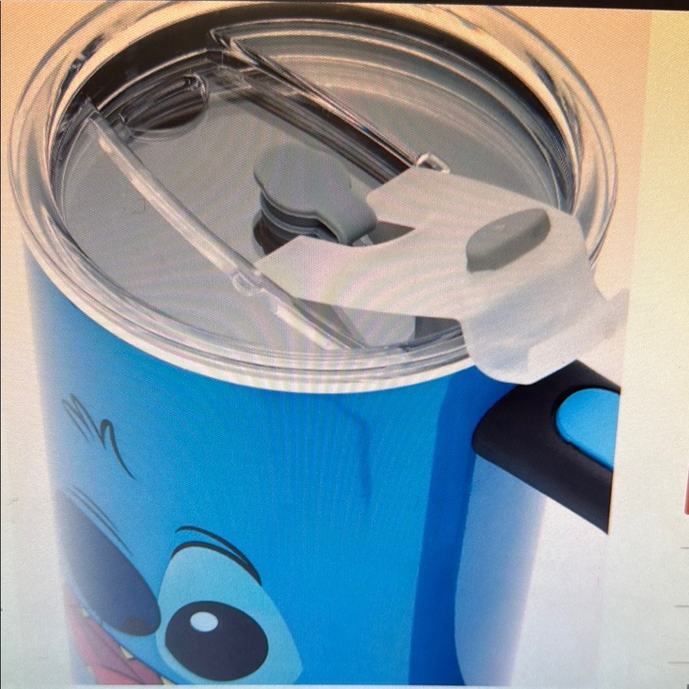 Disney Lilo &Stitch Face Tumbler with Handle - Picture 3 of 3